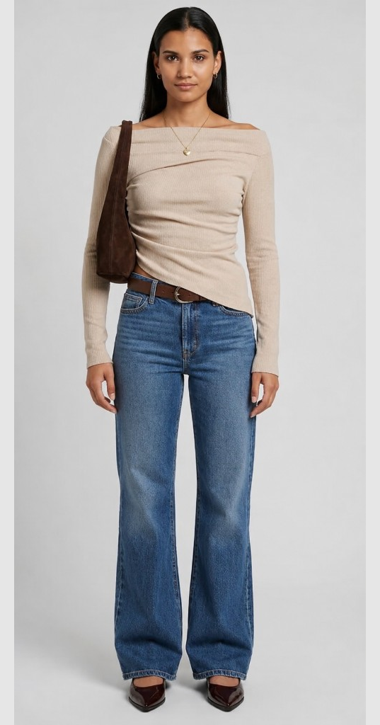 Same person styled in warm, flattering season colors
